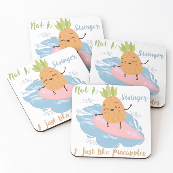 Item preview, Not A Swinger I Just Like Pineapples designed and sold by Fashy One.