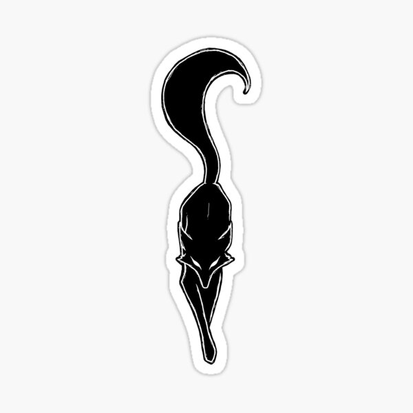 Item preview, Silent Fox - Black/White designed and sold by Katrina Montgomery.