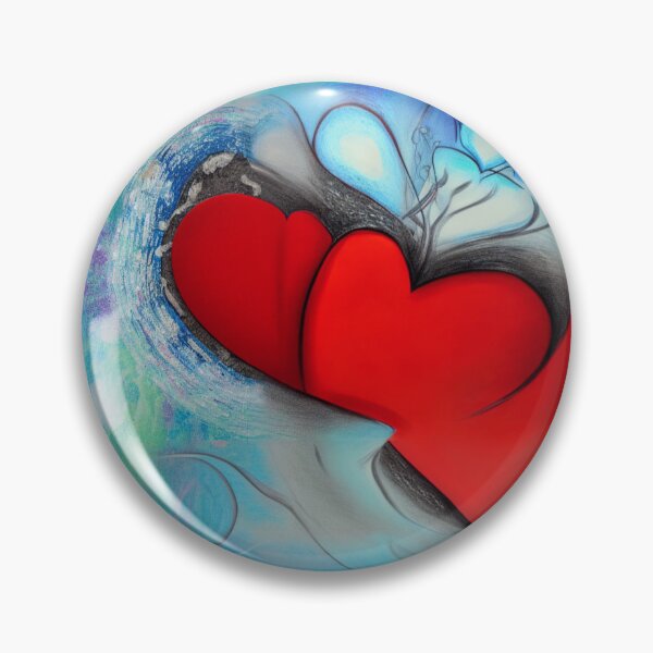 Item preview, Abstract heart drawing designed and sold by Dendros-Studio.