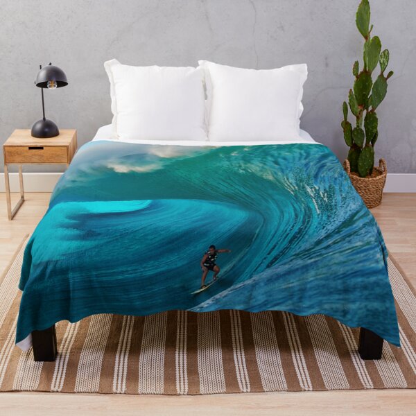 Item preview, Surfing Giant Blue Ocean Waves designed and sold by kris-money.