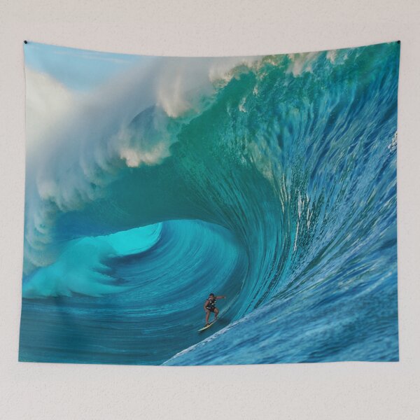 Item preview, Surfing Giant Blue Ocean Waves designed and sold by kris-money.