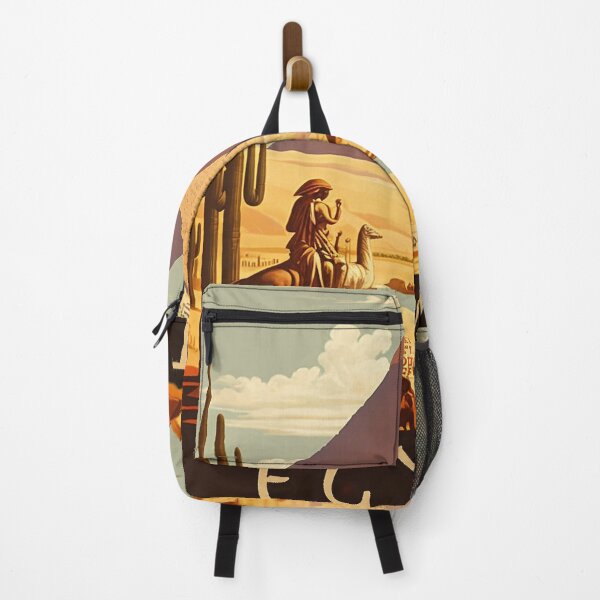 Item preview, Egypt Pyramids Vintage Travel Art Poster designed and sold by OldTravelArt.