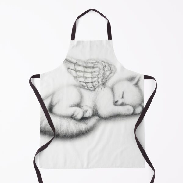 Item preview, Cat Kitten Sleeping with Angel Wings designed and sold by phillipbooth.