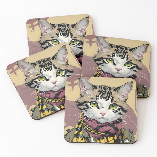Item preview, Fashionable Cat - Modern Digital Art designed and sold by Ai-michiart.