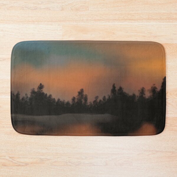 Item preview, Lake Sunset Hand Drawn Digital Art Painting  designed and sold by Lartheviking.