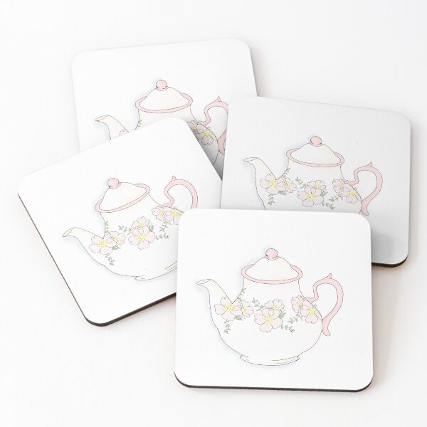 Item preview, Rambling rose, teapot designed and sold by Mauveink.