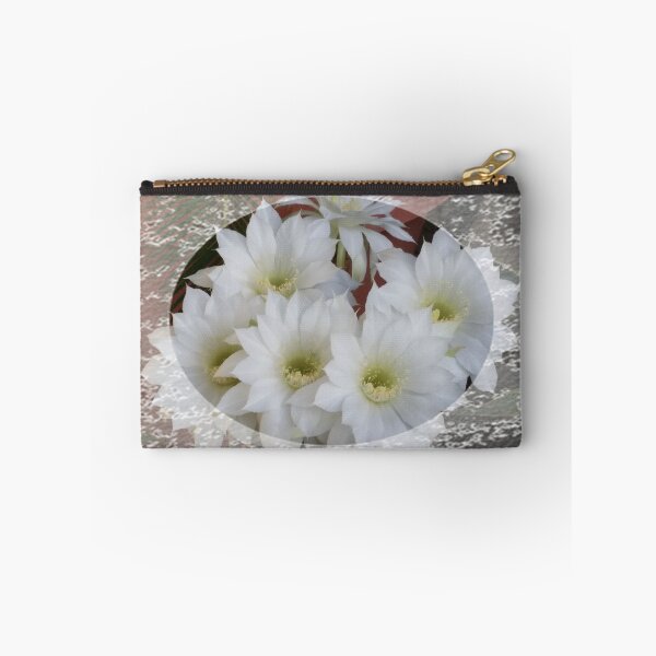 Item preview, Spring cactus flowers with lace trim by Iritof designed and sold by iritof.
