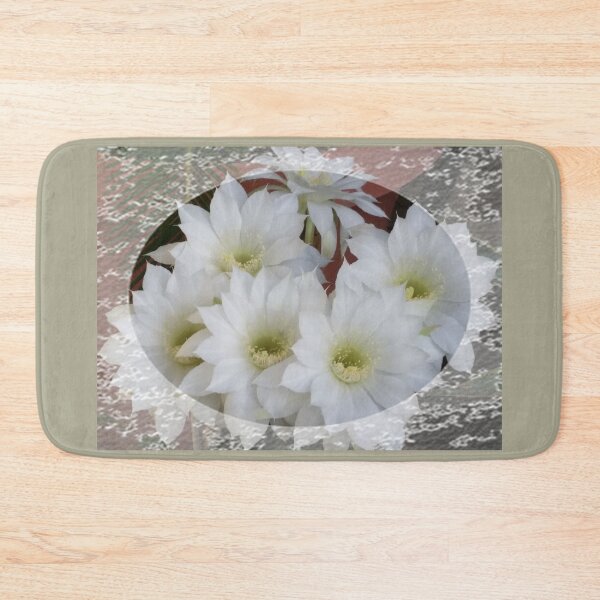 Item preview, Spring cactus flowers with lace trim by Iritof designed and sold by iritof.