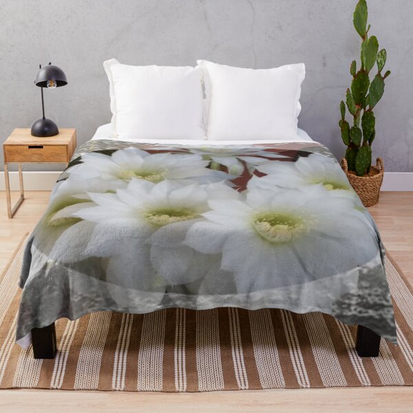 Item preview, Spring cactus flowers with lace trim by Iritof designed and sold by iritof.