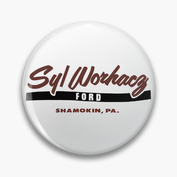Artikelvorschau, Syl Worhacz Car Lot Shamokin PA (weißer Rand) entworfen und verkauft von COALREGIONTEAMS.