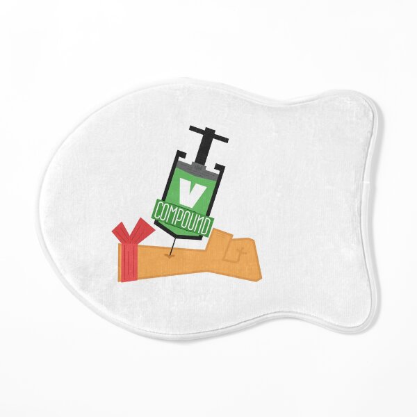 Compound V Super Hero Injection Shot Super Powers Supes The Boys Vaccine Booster Cat Mat