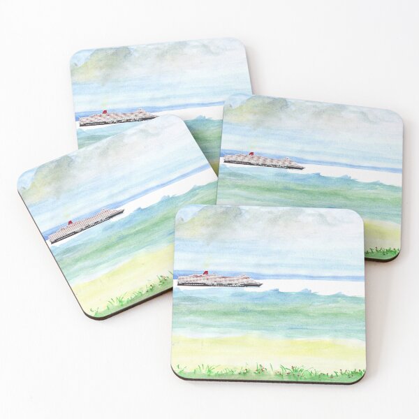 Item preview, Ship seascape watercolour designed and sold by gregappel.