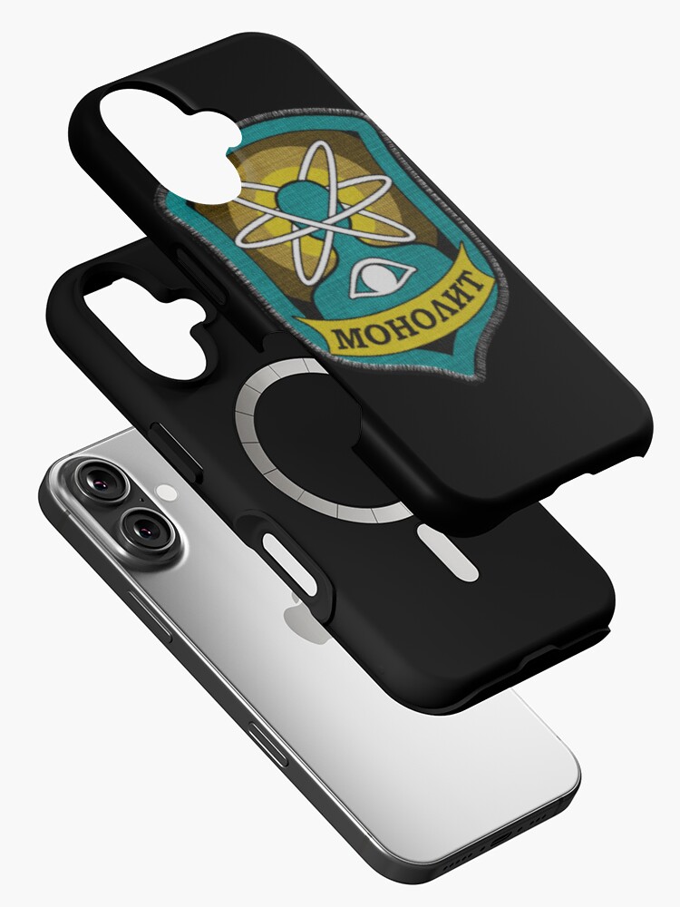 Thumbnail 2 von 4, iPhone-Hülle, S.T.A.L.K.E.R. Monolith Patch - Monolith Fraktionssymbol designt und verkauft von ContTraders.