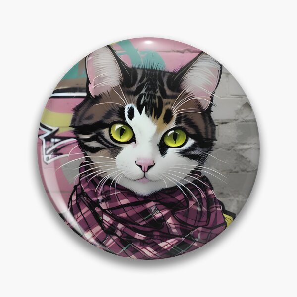 Item preview, Fashionable Cat - Modern Digital Art designed and sold by Ai-michiart.