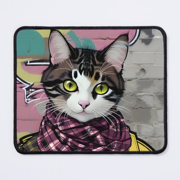 Item preview, Fashionable Cat - Modern Digital Art designed and sold by Ai-michiart.