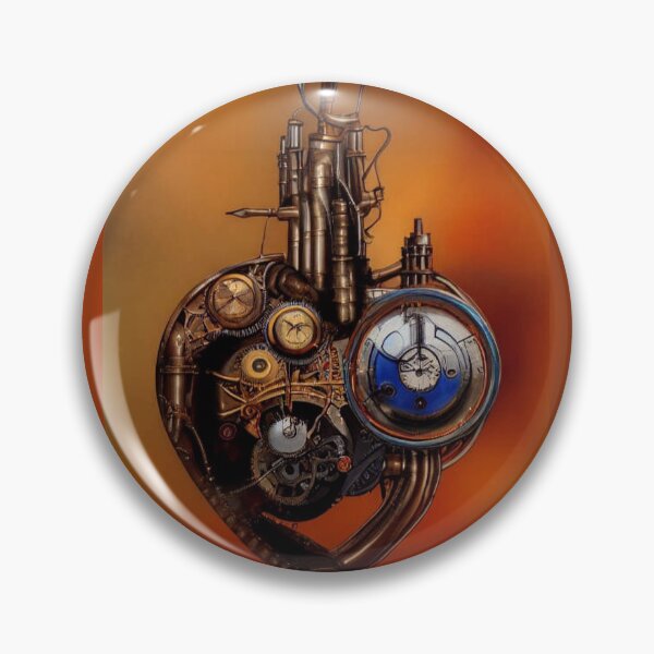 Item preview, Steampunk mechanical heart designed and sold by Dendros-Studio.