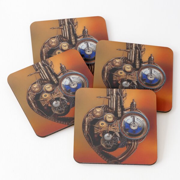 Item preview, Steampunk mechanical heart designed and sold by Dendros-Studio.