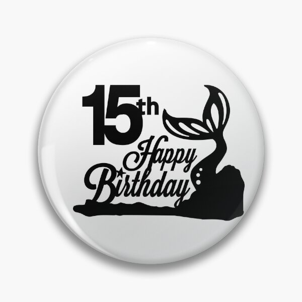 Item preview, 15th Birthday T-Shirt, Birthday T-Shirt, little mermaid theme, Happy Birthday T-shirt, Birthday Gift, Design for Man and Ladies ,Boy and Girl ,Classic T-Shirt Gift designed and sold by sixday 7day.