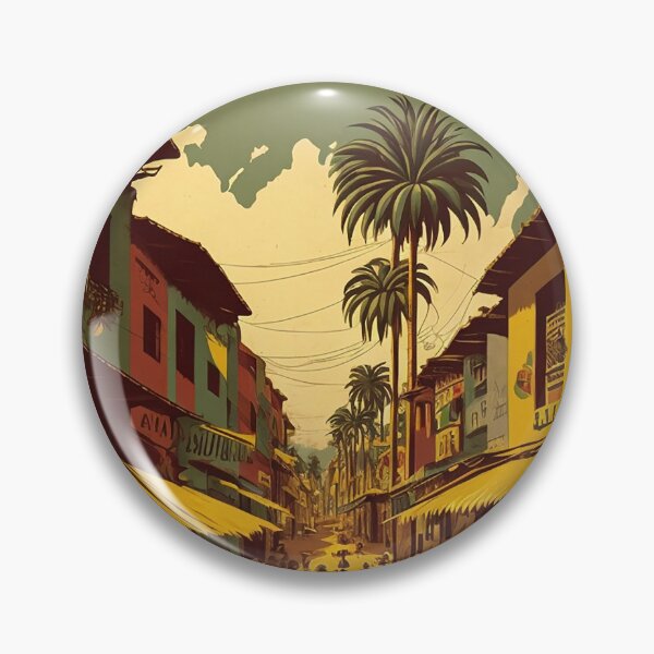 Item preview, Recife Brazil Vintage Travel Art Poster designed and sold by OldTravelArt.