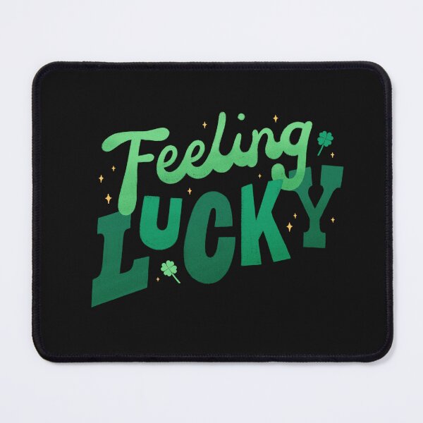 Item preview, Vintage Feeling Lucky Green Bold Typography designed and sold by garniturex.