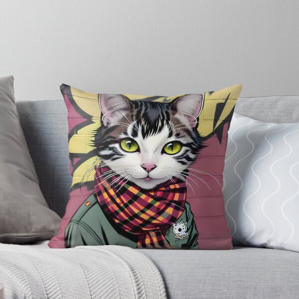 Item preview, Fashionable Cat - Modern Digital Art designed and sold by Ai-michiart.