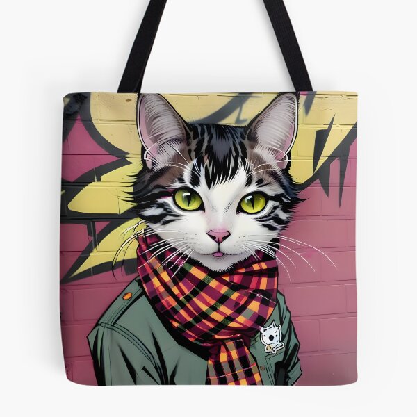Item preview, Fashionable Cat - Modern Digital Art designed and sold by Ai-michiart.