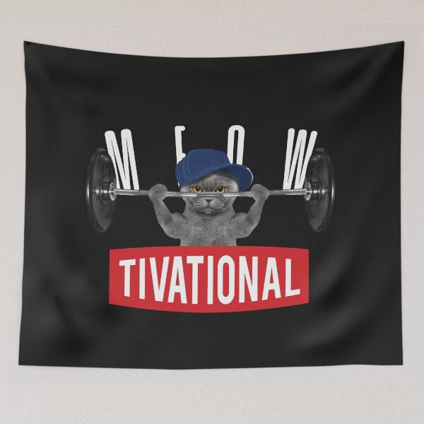 Item preview, Gym Cat - Workout Feline  designed and sold by VIKING  PROJECT.