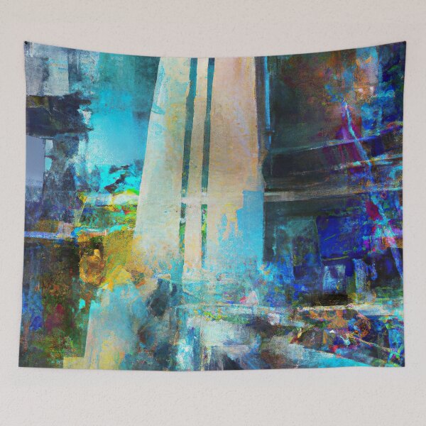 Item preview, Refracción azul cristalino designed and sold by Graphodesia.