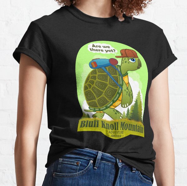 Funny Turtle, Bluff Knoll Mountain, Australia, Are We There Yet               Classic T-Shirt