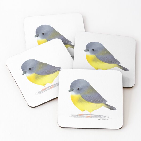 Item preview, Eastern Yellow Robin designed and sold by julianamotzko.