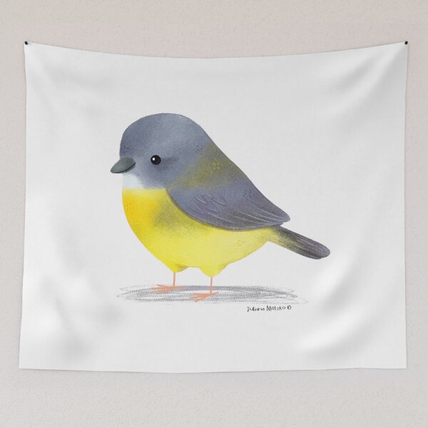 Item preview, Eastern Yellow Robin designed and sold by julianamotzko.