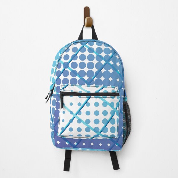 Item preview, criss cross/ dot pattern (blue)  designed and sold by MemoriesLiveOn.