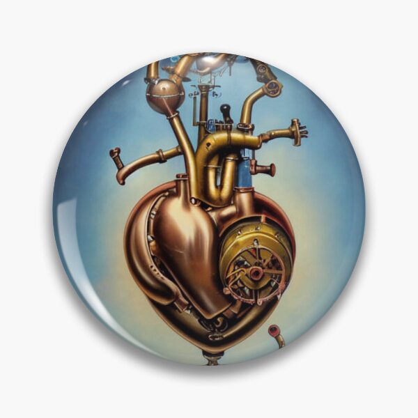 Item preview, Steampunk mechanical heart designed and sold by Dendros-Studio.