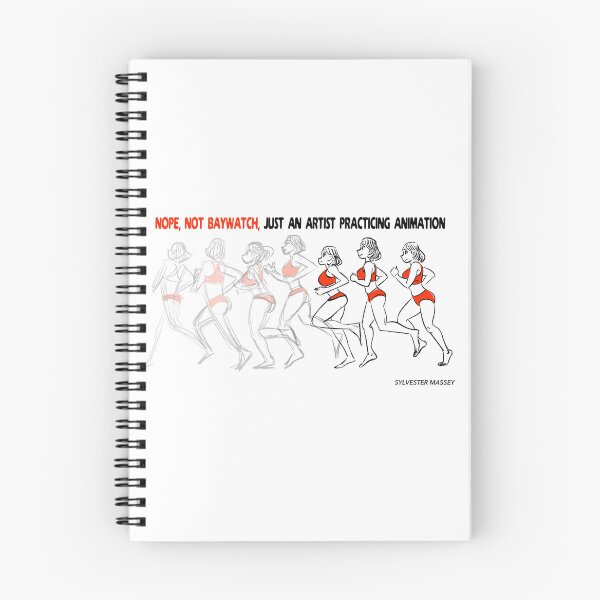 Item preview, NOPE NOT BAYWATCH, JUST AN ARTIST PRACTICING ANIMATION designed and sold by Sylvester Massey.