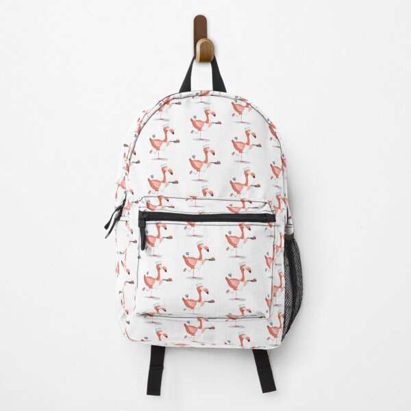 Item preview, Flamingo frying sausages designed and sold by julianamotzko.