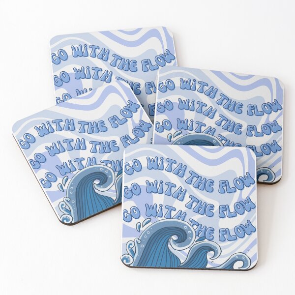 Item preview, "go with the flow" art print designed and sold by beccamb.