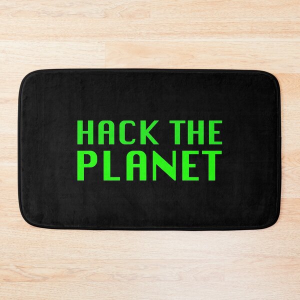 Item preview, Hack The Planet - Hackers Cyber Text designed and sold by softbluehum.