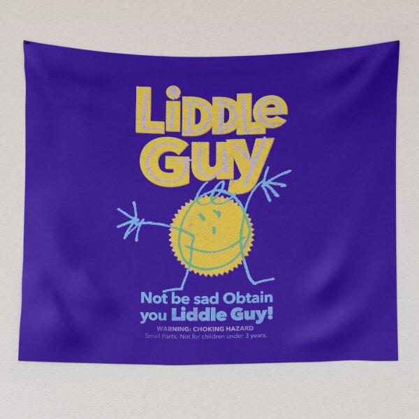 Item preview, liddle guy - for dark background designed and sold by BrownWoodRobot.