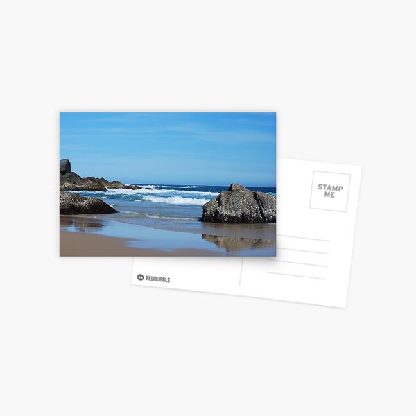 Low Tide - Redhead Beach NSW Postcard