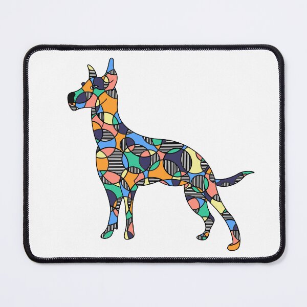 Item preview, Circles & Stripes Dog designed and sold by Leah Haas.