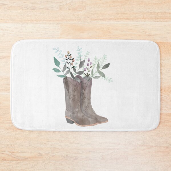 Item preview, Watercolor Western Cowgirl Boots Floral designed and sold by Ashlison.