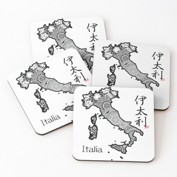 Item preview, Italy / Country Names in Japanese Kanji designed and sold by royumi.