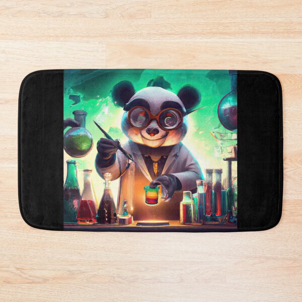 Item preview, Panda gone mad in a neon lab designed and sold by Cosmic-graphics.