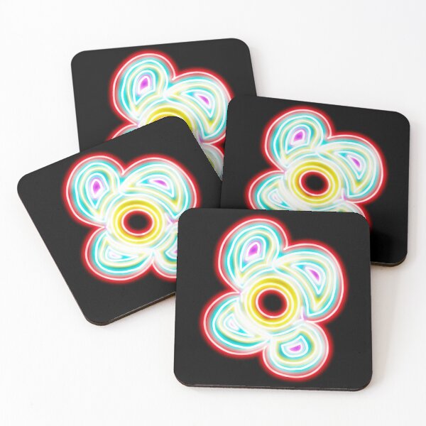 Item preview, glowy rainbow flower : colours/shapes designed and sold by eveyting.