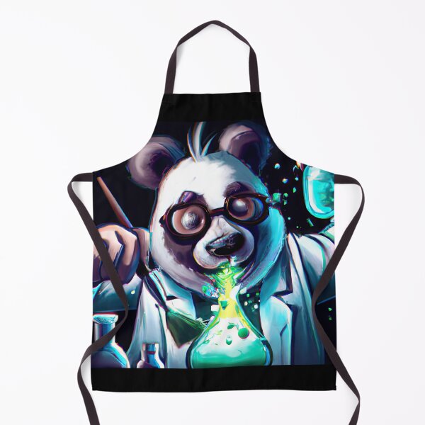 Item preview, Colorful chaos: a panda scientist's lab designed and sold by Cosmic-graphics.