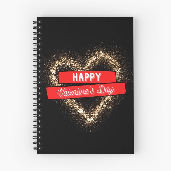 Item preview,   "Happy Valentines Day " Spiral Notebook designed and sold by CornerStore007.