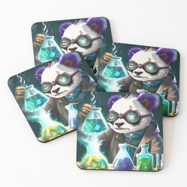 Item preview, Panda takes on the neon scifi world designed and sold by Cosmic-graphics.