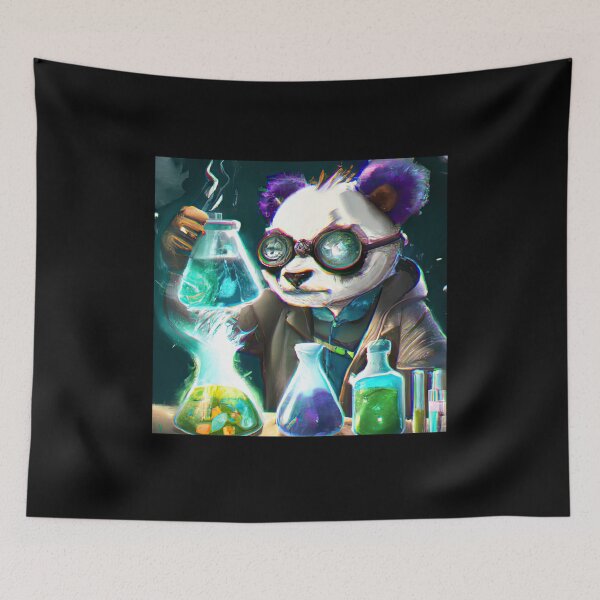 Item preview, Panda takes on the neon scifi world designed and sold by Cosmic-graphics.