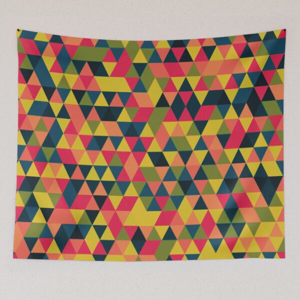 Item preview, Triangles,vibrant  designed and sold by cutecrazytshirt.