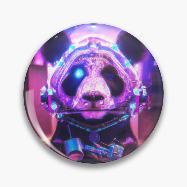 Item preview, Panda's taking over the neon scifi world designed and sold by Cosmic-graphics.